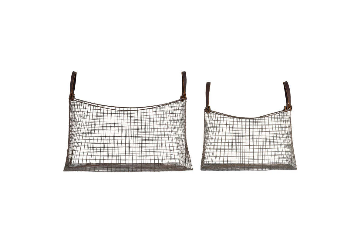 Adah Iron Baskets - Brown (Set of 2) - Image 7