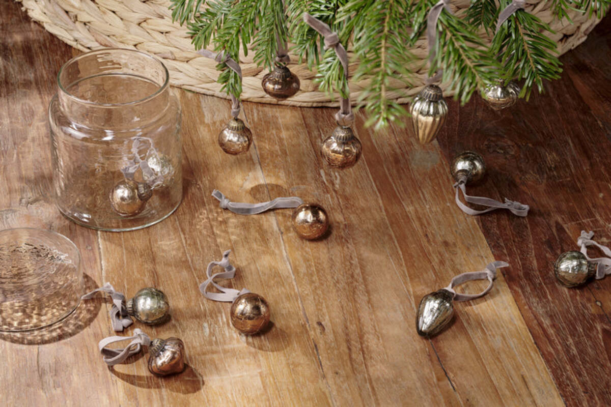 Adisa Bauble Jar - Antique Gold & Rust (Set of 16) - Image 4