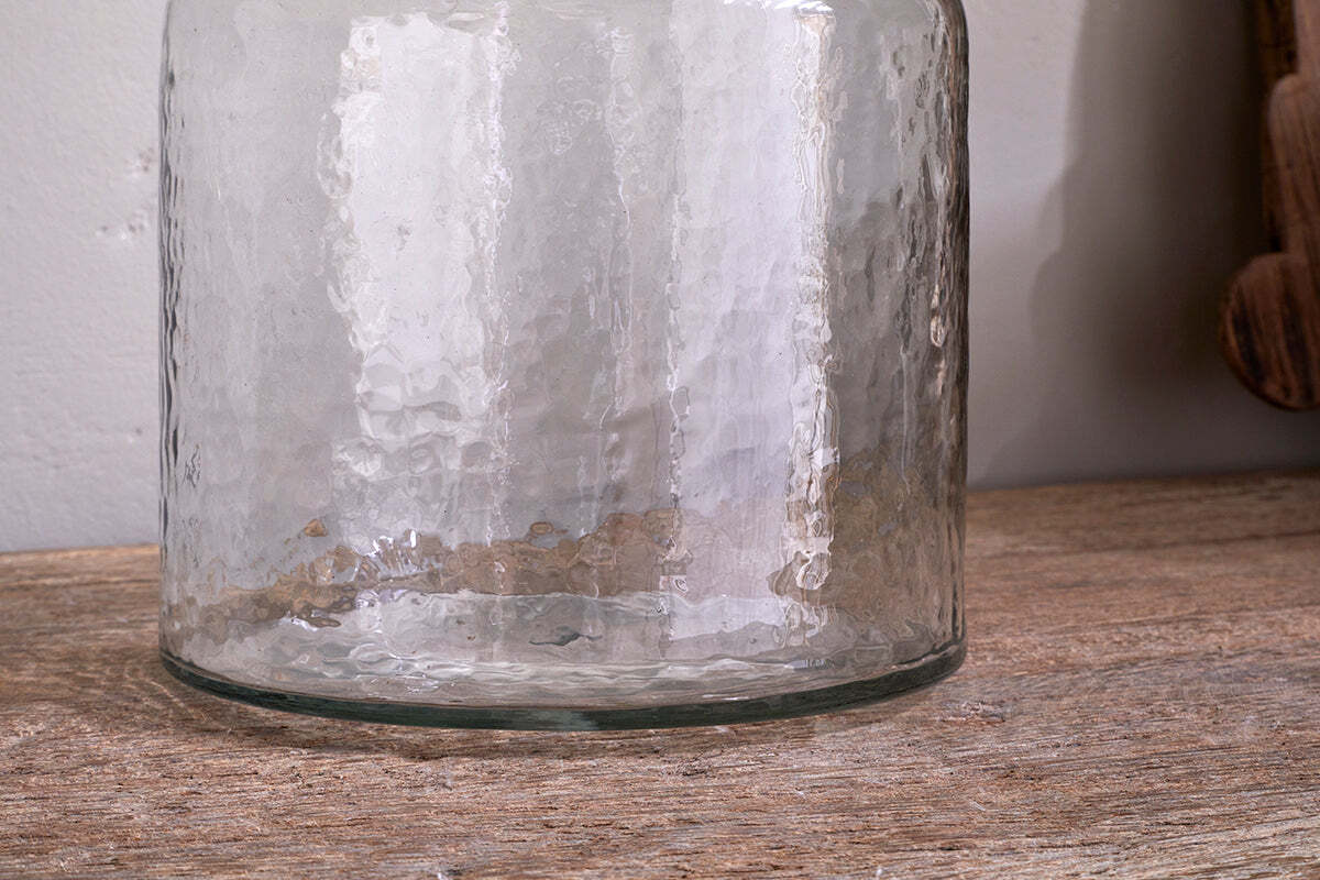 Akra Recycled Glass Vase - Clear - Image 4