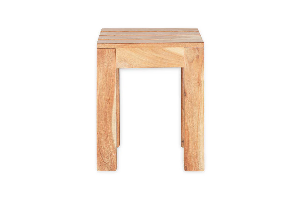 Anbarasi Acacia Side Table - Natural - Image 6