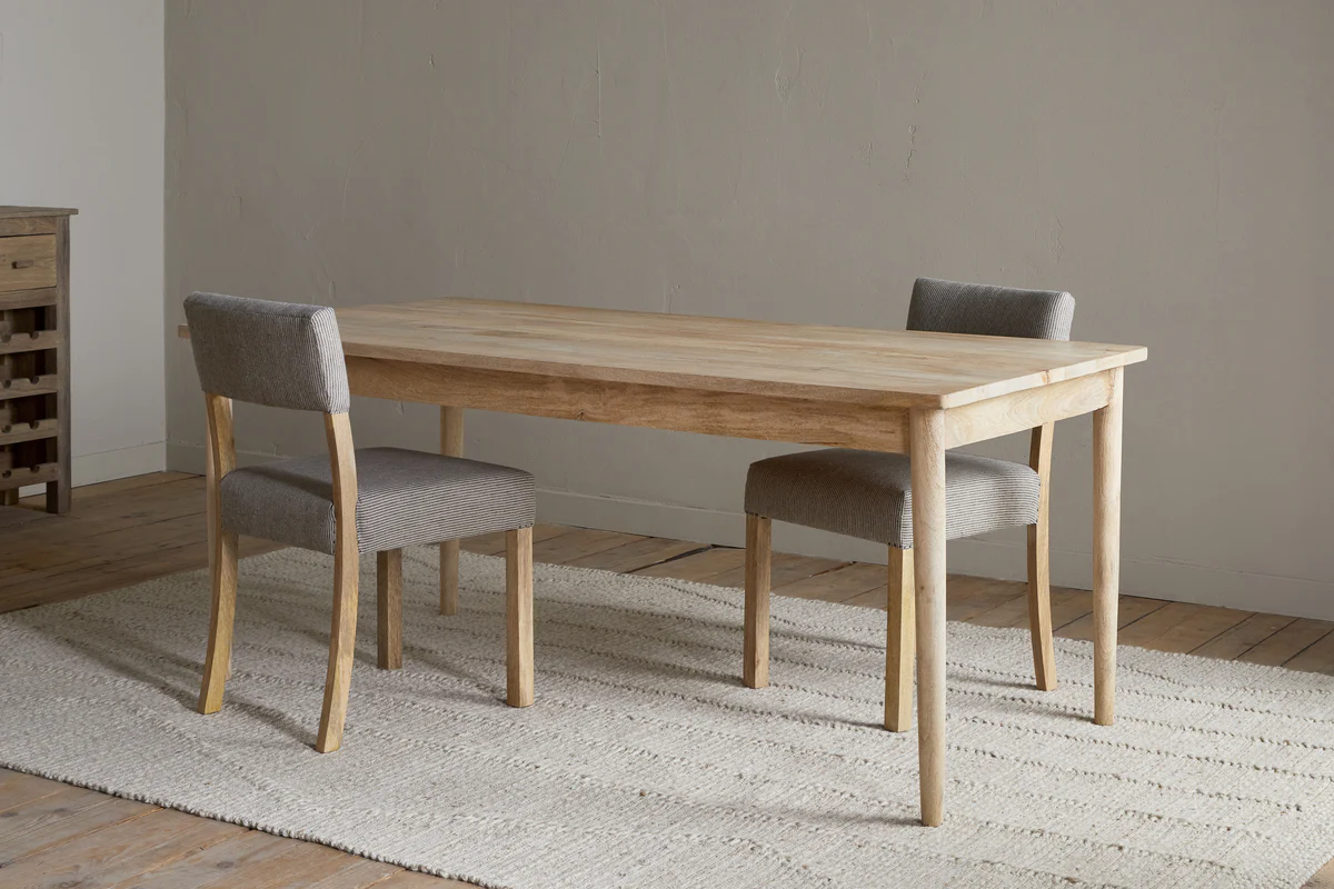Anbu Mango Dining Table - Natural - Image 3