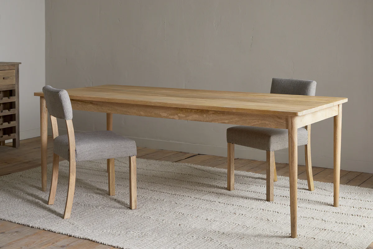 Anbu Mango Dining Table - Natural - Image 4