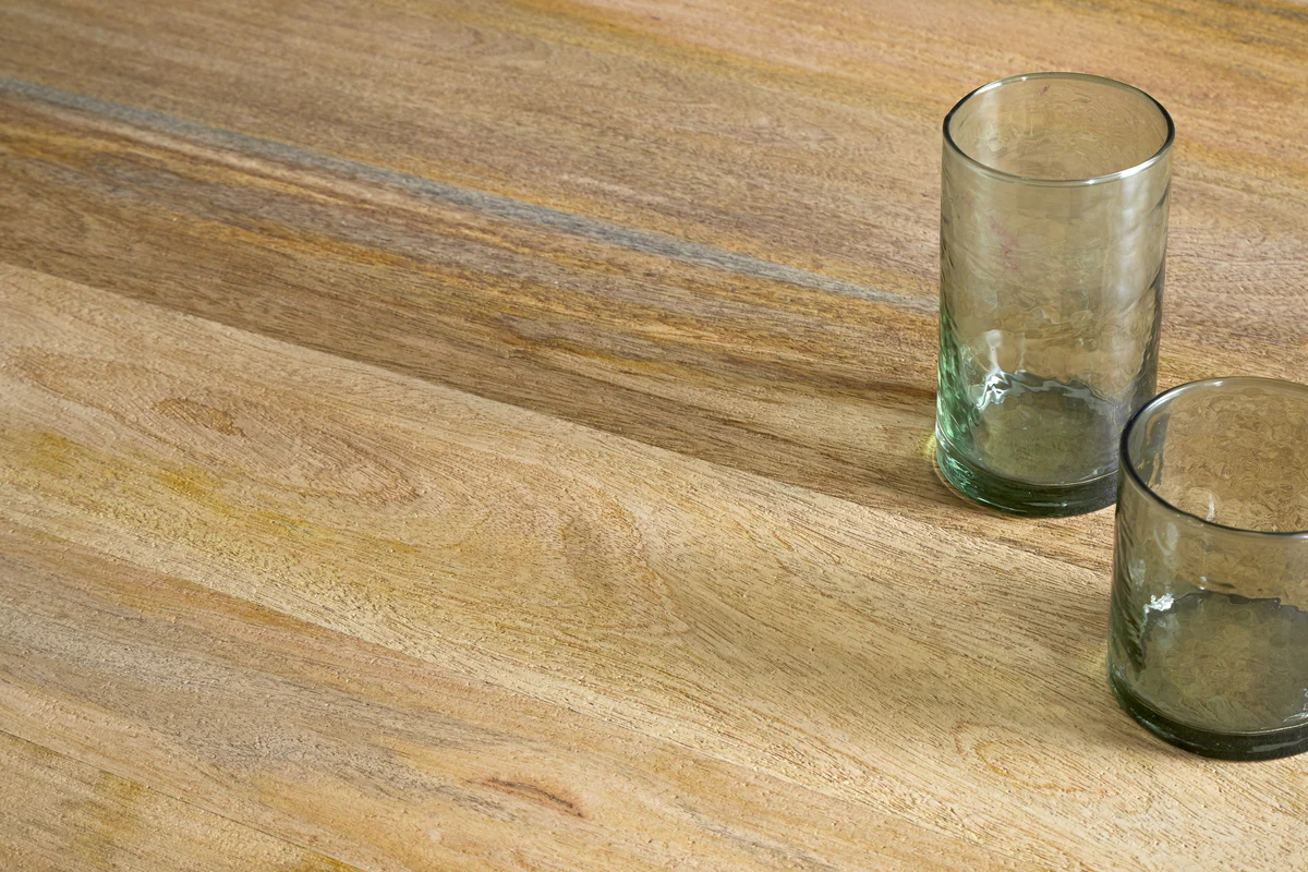 Anbu Mango Dining Table - Natural - Image 6