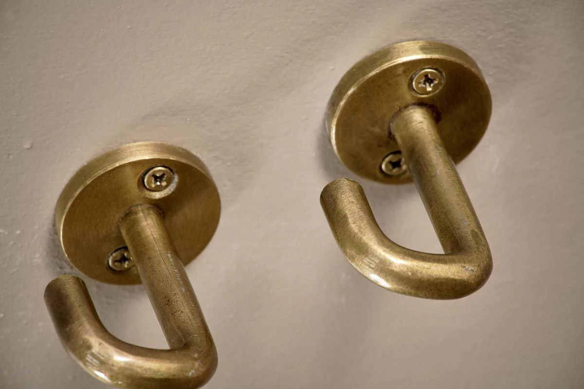Aniko Iron Ceiling Hook - Brass (Set of 2) - Image 3