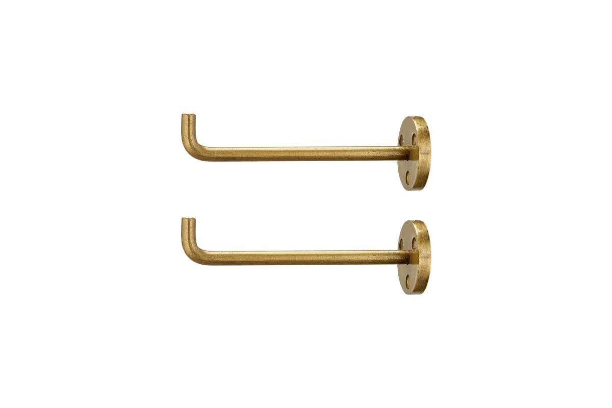 Aniko Iron Hook - Brass (Set of 2) - Image 4