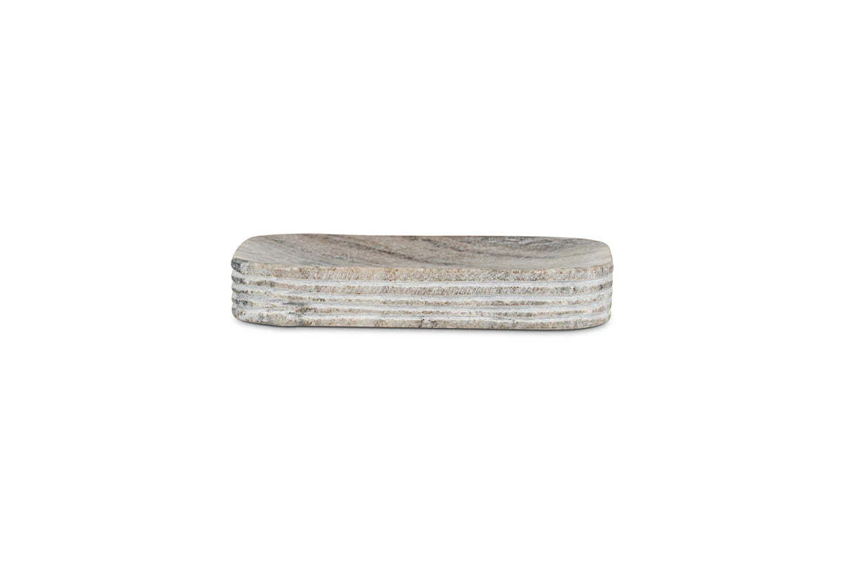 Asana Marble Soap Dish - Grey - Image 5