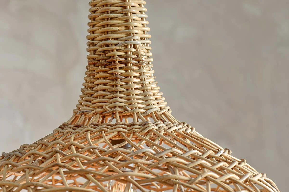 Beru Rattan Lampshade - Conical - Large - Image 3