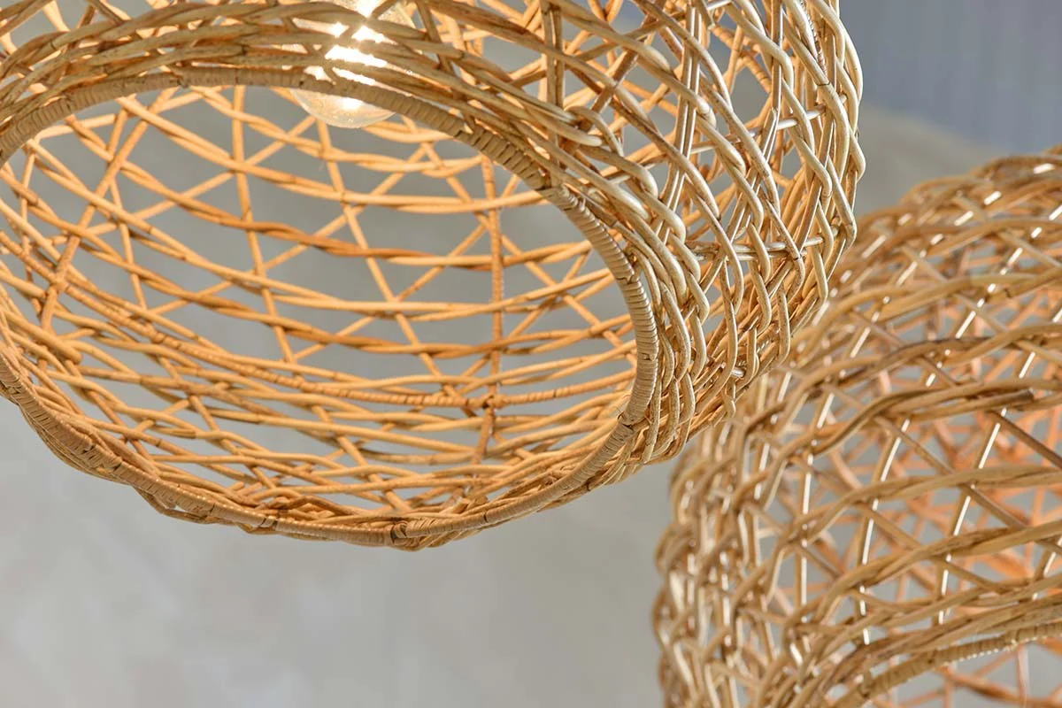 Beru Rattan Lampshade - Conical - Small - Image 4
