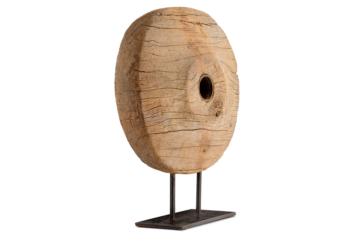 Cala Reclaimed Wood Objet on Stand - Natural - Image 7