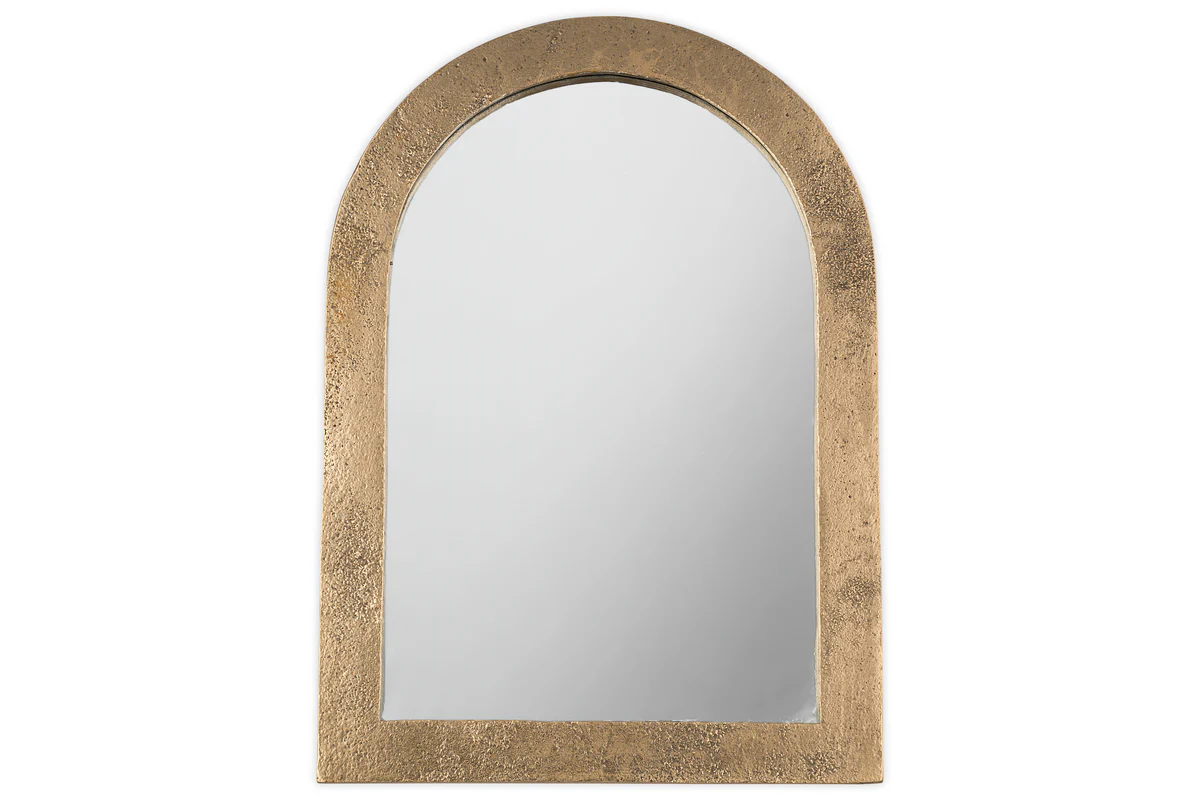 Cayce Cast Aluminum Vanity Mirror - Antique Brass - Image 5