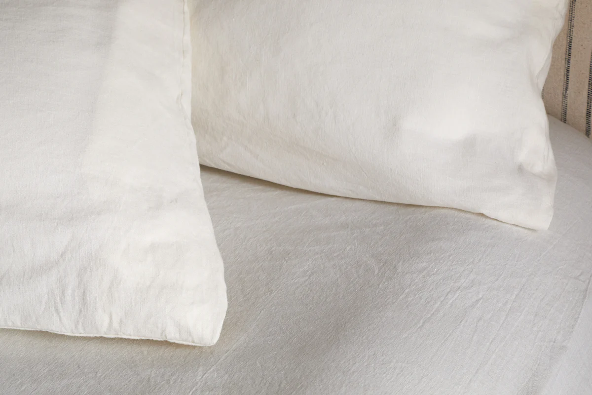Cela Hemp & Cotton Housewife Pillowcases - Natural - Image 3