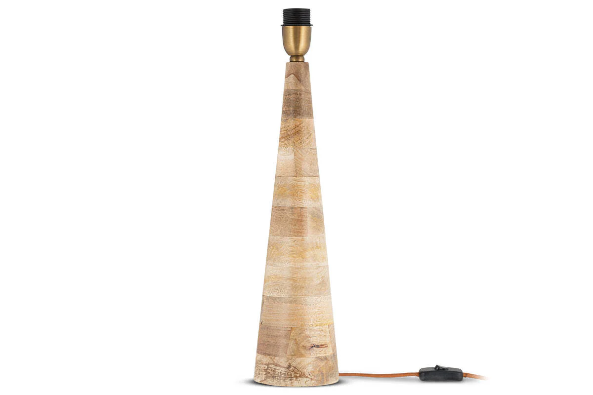 Chameli Mango Wood Table Lamp - Natural - Image 7
