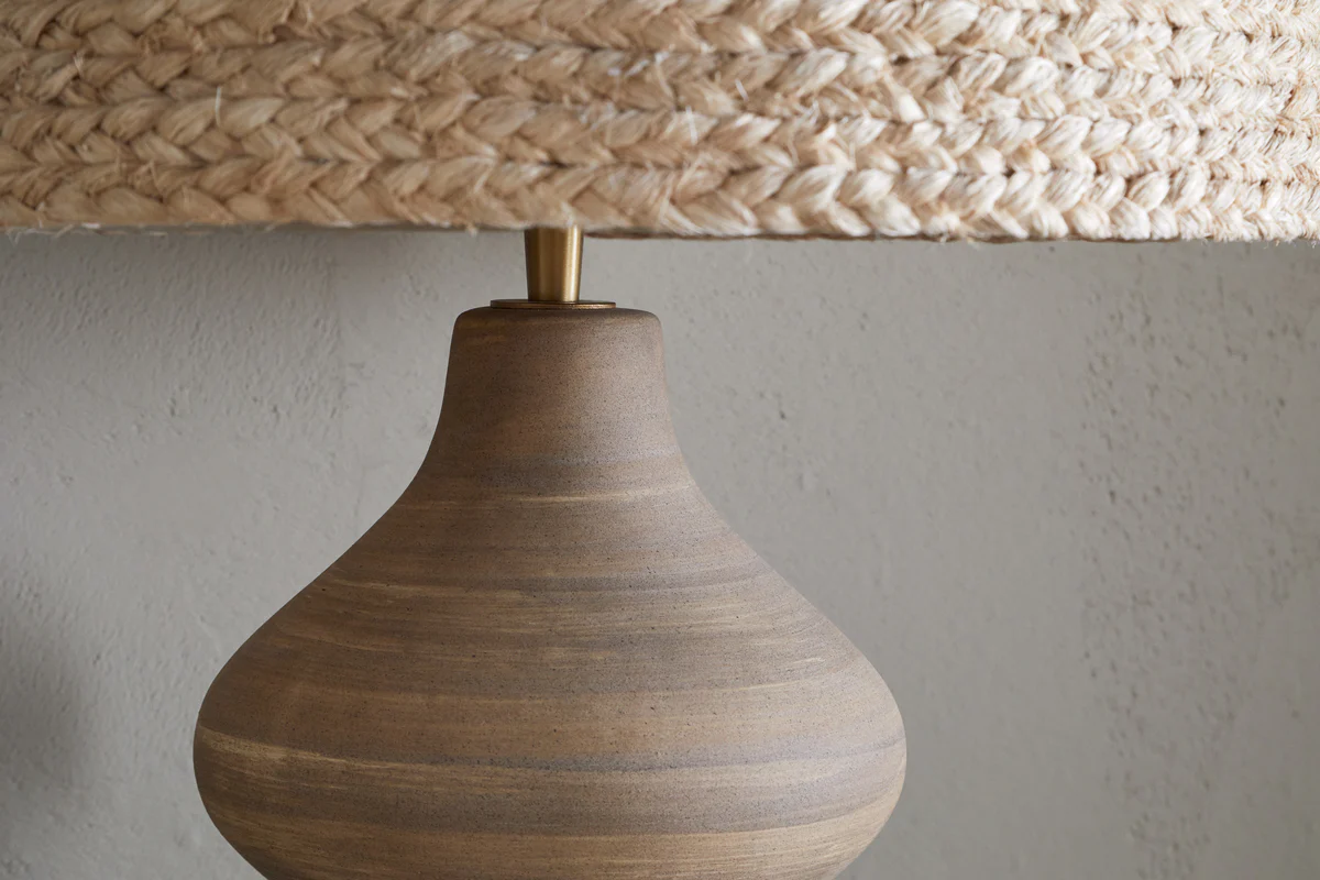Dalat Ceramic Table Lamp - Natural - Image 4
