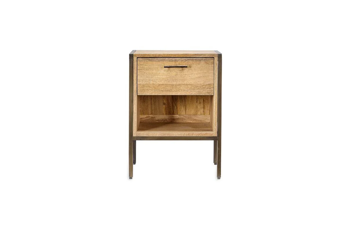 Dasai Mango Wood Bedside Table - Image 5