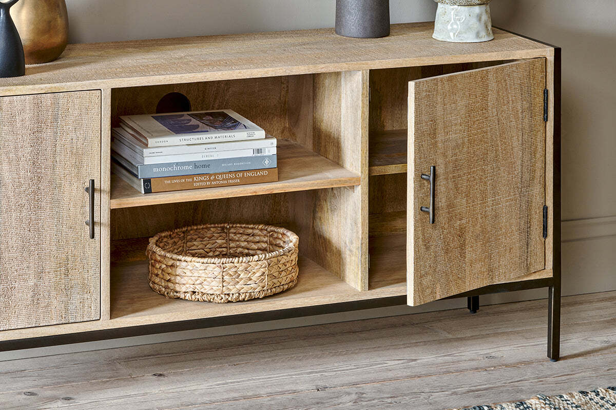 Dasai Mango Wood Media Unit - Image 5