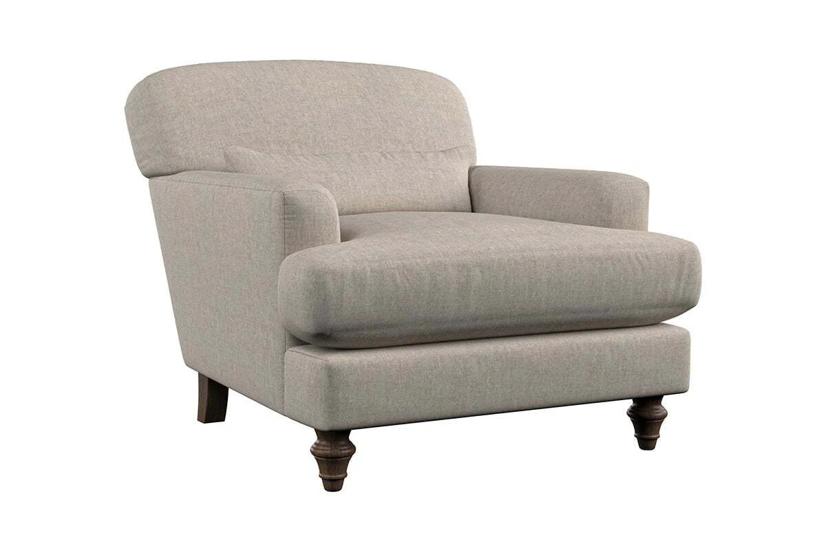 Deni Armchair - Brera Linen Granite - Image 4
