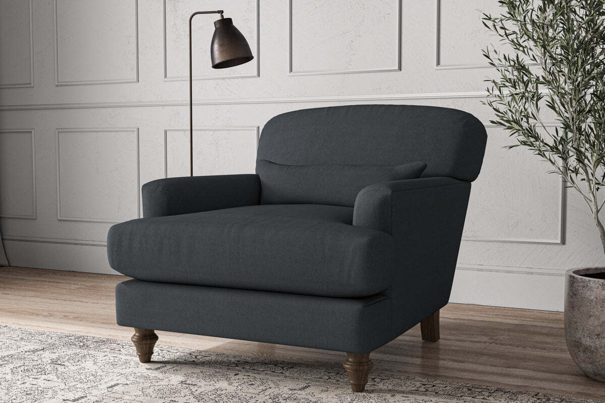 Deni Armchair - Recycled Cotton Thunder - Image 2