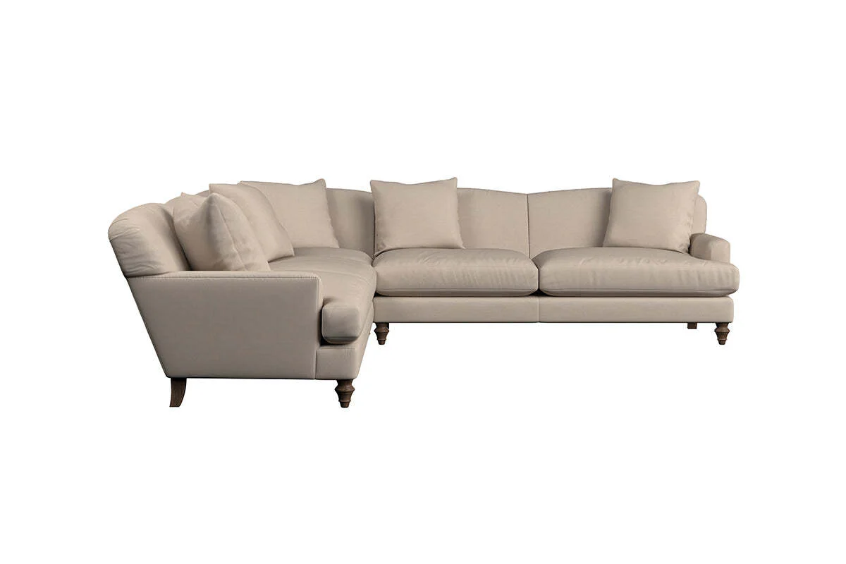 Deni Grand Corner Sofa - Recycled Cotton Stone - Image 3