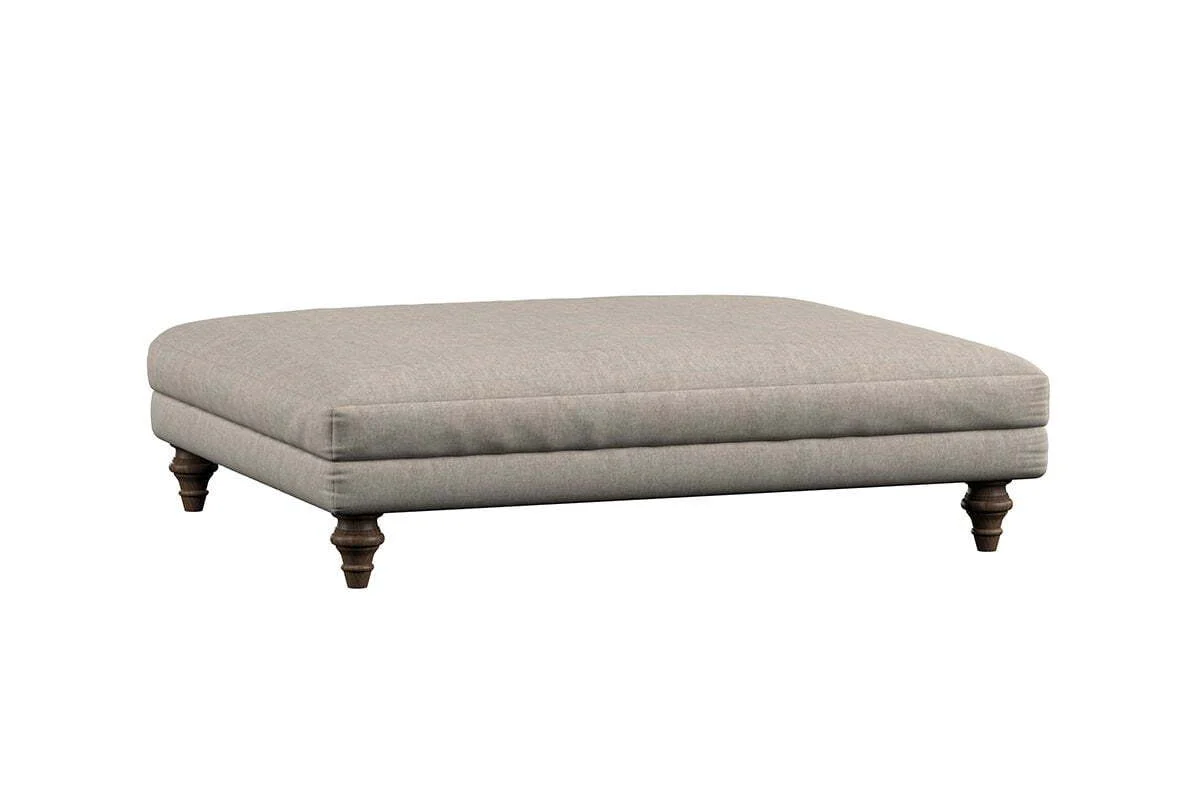 Deni Grand Footstool - Brera Linen Charcoal - Image 3