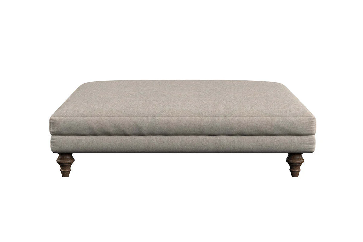 Deni Grand Footstool - Brera Linen Natural