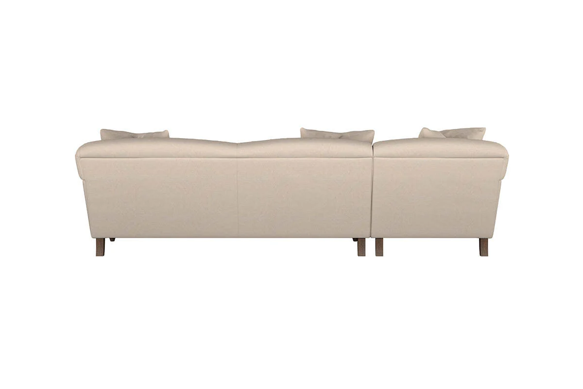 Deni Grand Left Hand Chaise Sofa - Recycled Cotton Flax - Image 5