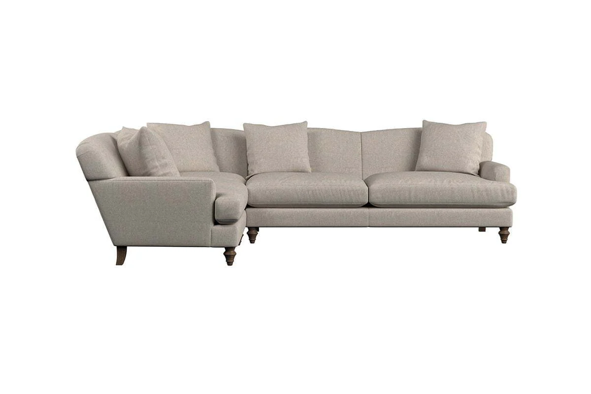 Deni Grand Left Hand Corner Sofa - Brera Linen Jade - Image 2