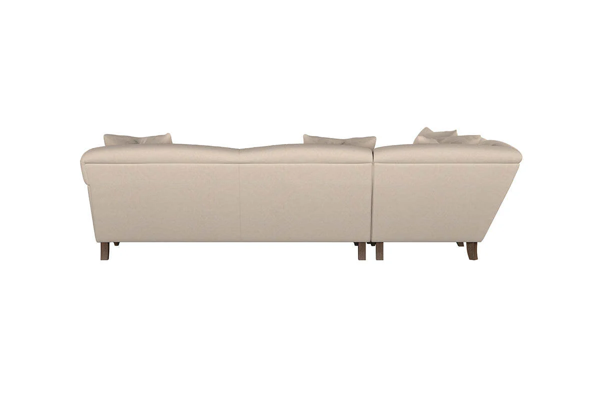 Deni Grand Left Hand Corner Sofa - Recycled Cotton Stone - Image 5