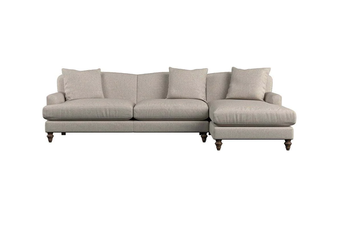 Deni Grand Right Hand Chaise Sofa - Brera Linen Charcoal - Image 3
