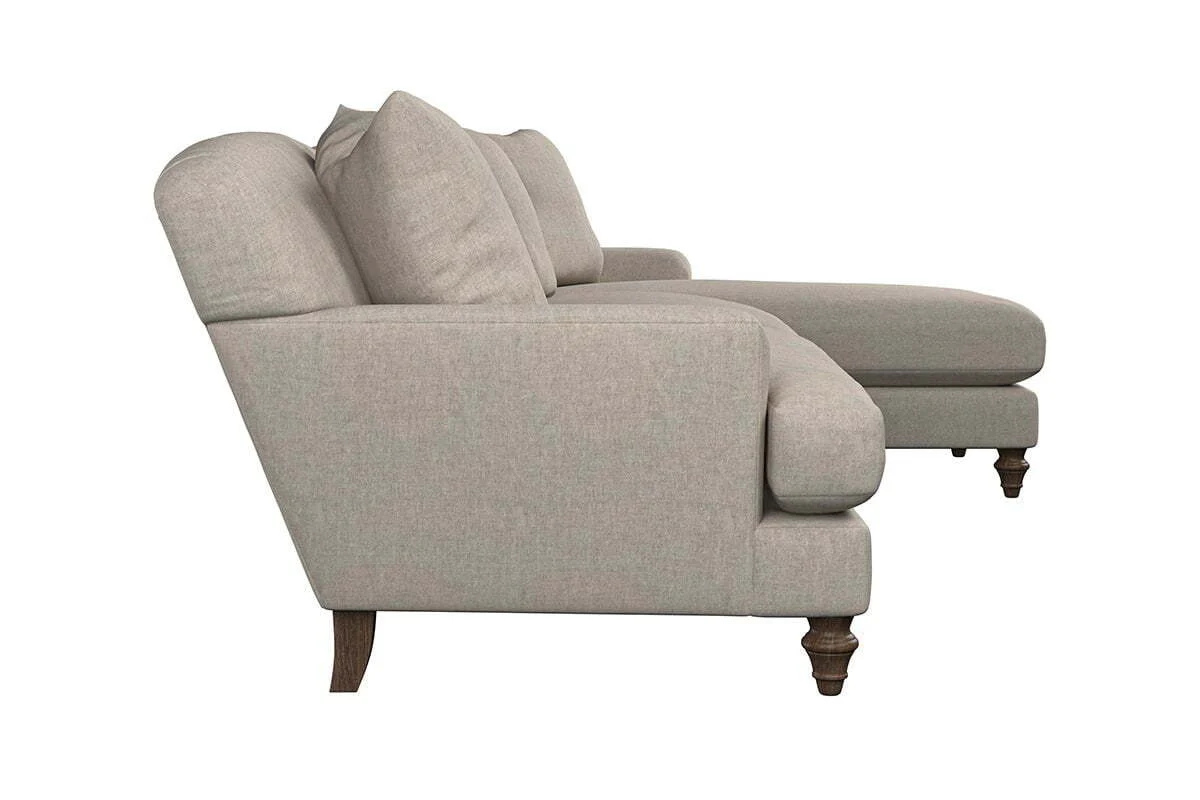 Deni Grand Right Hand Chaise Sofa - Brera Linen Chestnut - Image 4