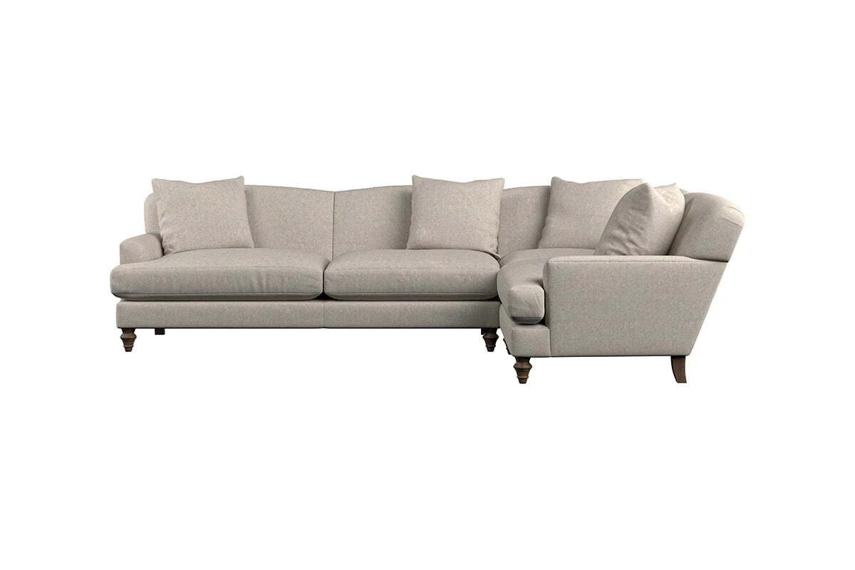 Deni Grand Right Hand Corner Sofa - Brera Linen Granite - Image 3