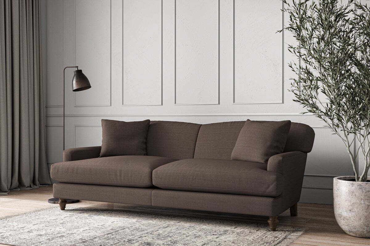 Deni Grand Sofa - Recycled Cotton Mocha - Image 2