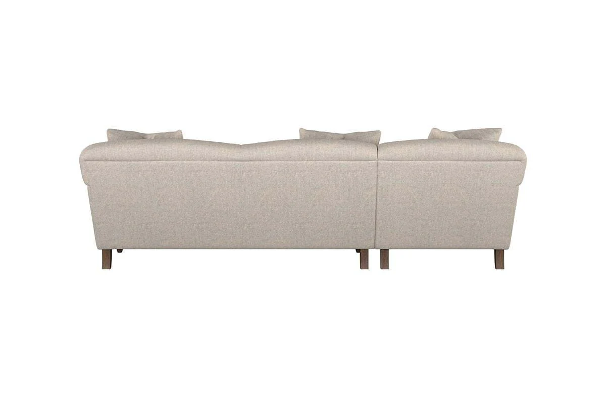 Deni Large Left Hand Chaise Sofa - Brera Linen Espresso - Image 4