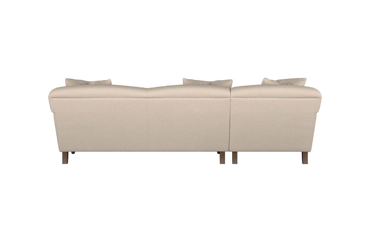 Deni Large Left Hand Chaise Sofa - Recycled Cotton Lavender - Image 5