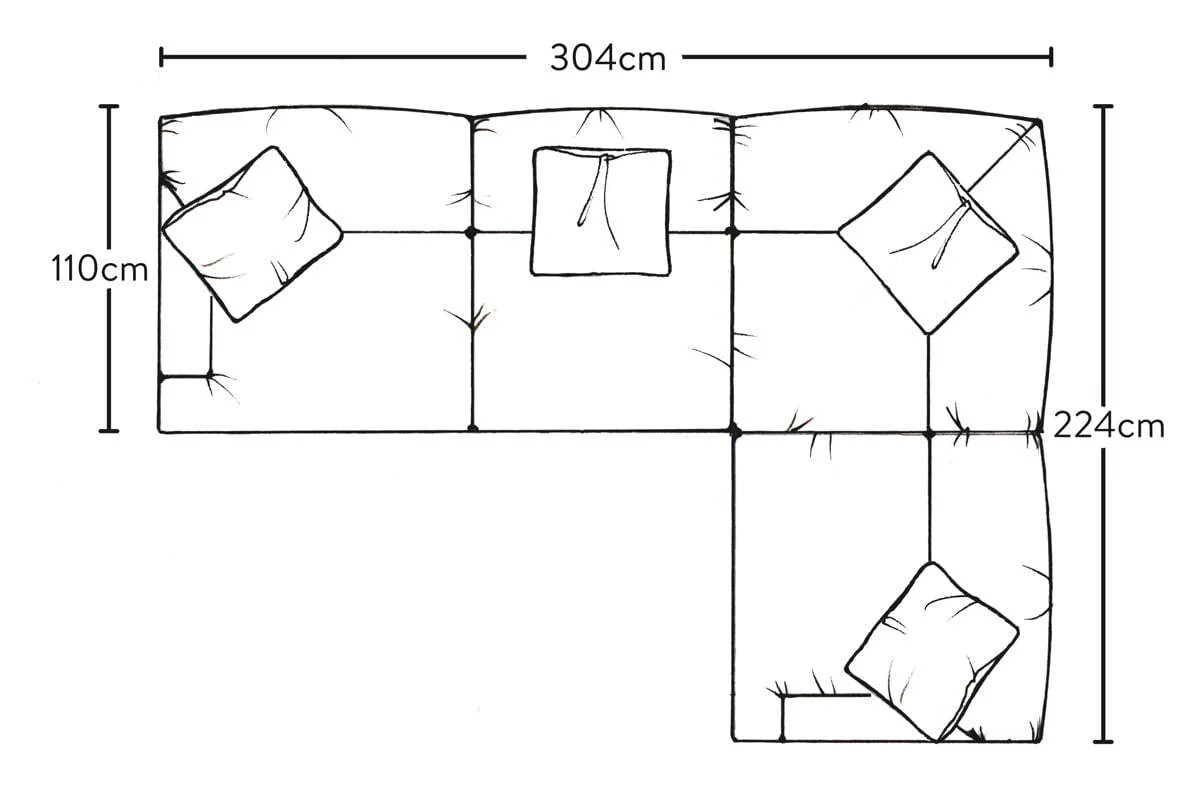 Deni Large Left Hand Corner Sofa - Brera Linen Chestnut - Image 6