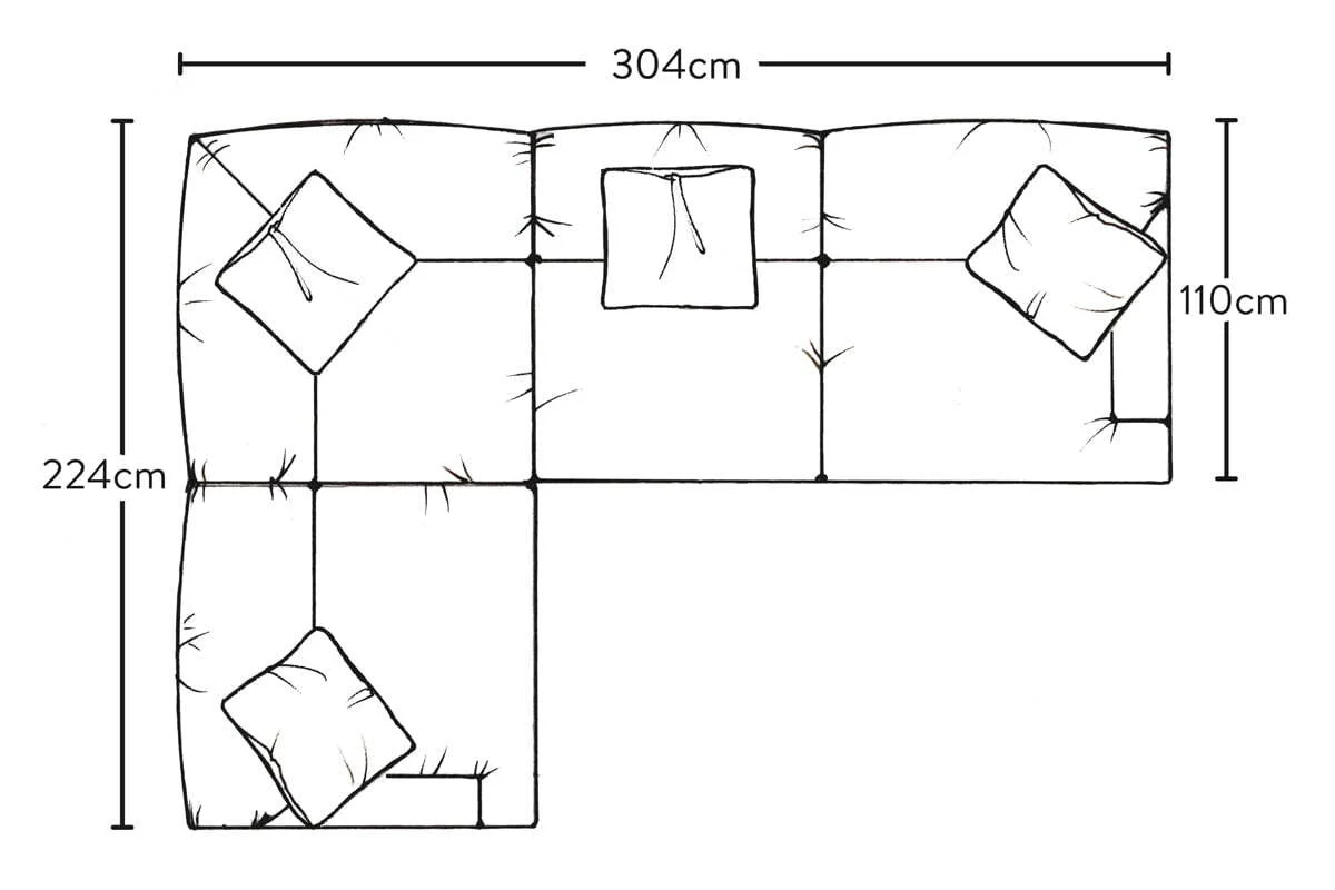 Deni Large Left Hand Corner Sofa - Brera Linen Espresso - Image 6