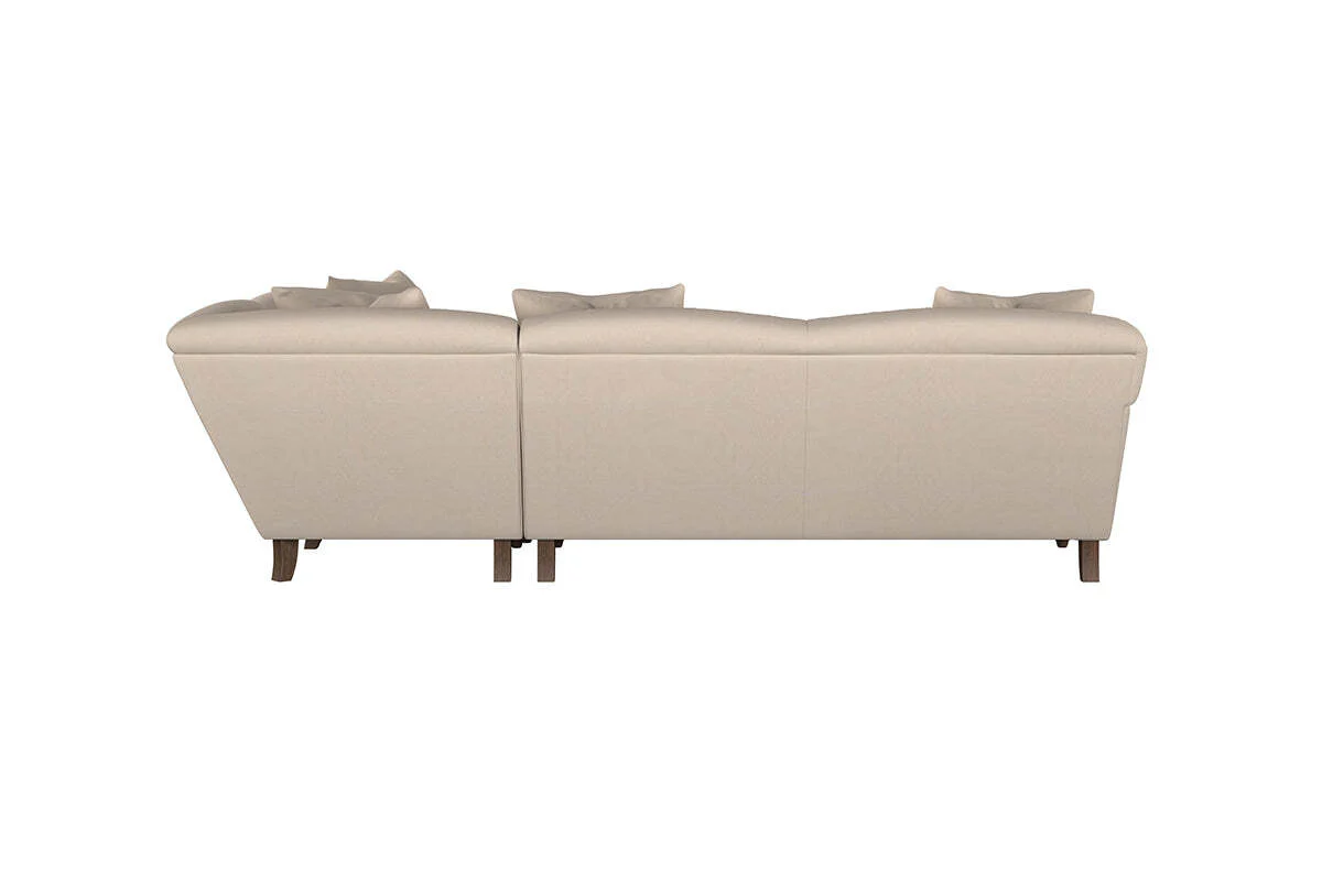 Deni Large Left Hand Corner Sofa - Recycled Cotton Airforce - Image 5