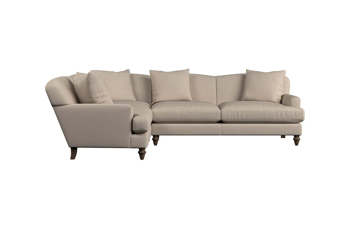 Deni Large Left Hand Corner Sofa - Recycled Cotton Flax - Image 3