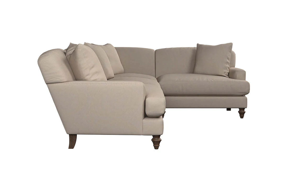 Deni Large Right Hand Corner Sofa - Recycled Cotton Lavender - Image 4