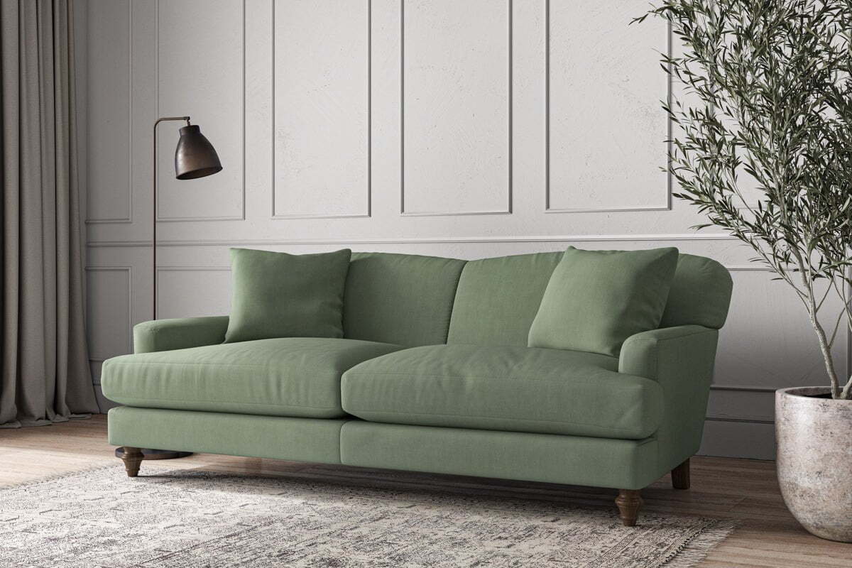 Deni Large Sofa - Brera Linen Jade - Image 2