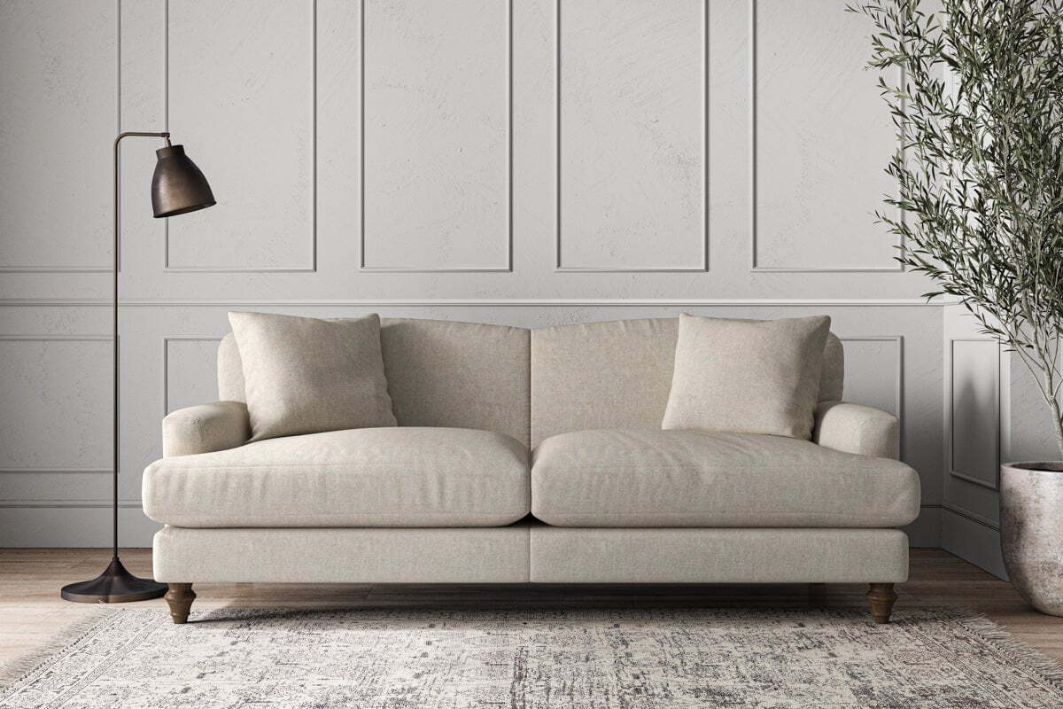 Deni Large Sofa - Brera Linen Natural - Image 2