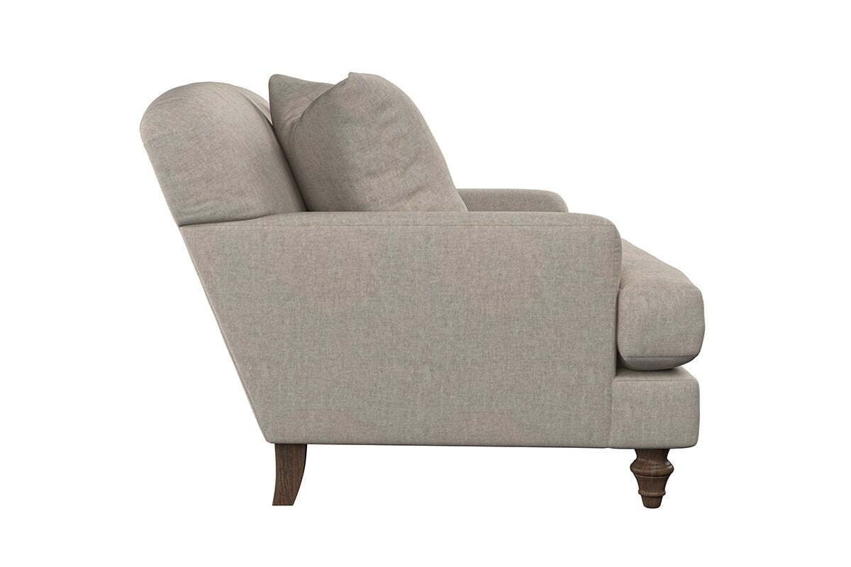 Deni Love Seat - Brera Linen Granite - Image 4