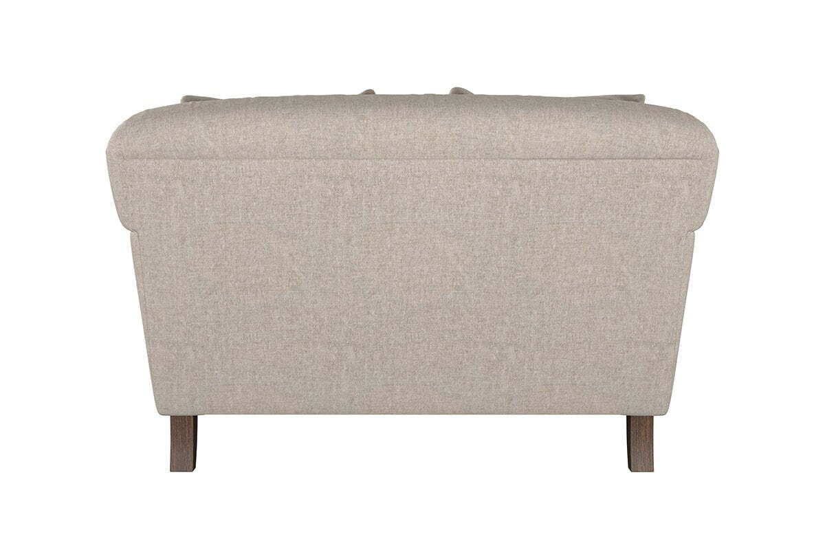 Deni Love Seat - Brera Linen Pebble - Image 5