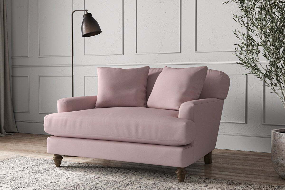 Deni Love Seat - Recycled Cotton Lavender - Image 2