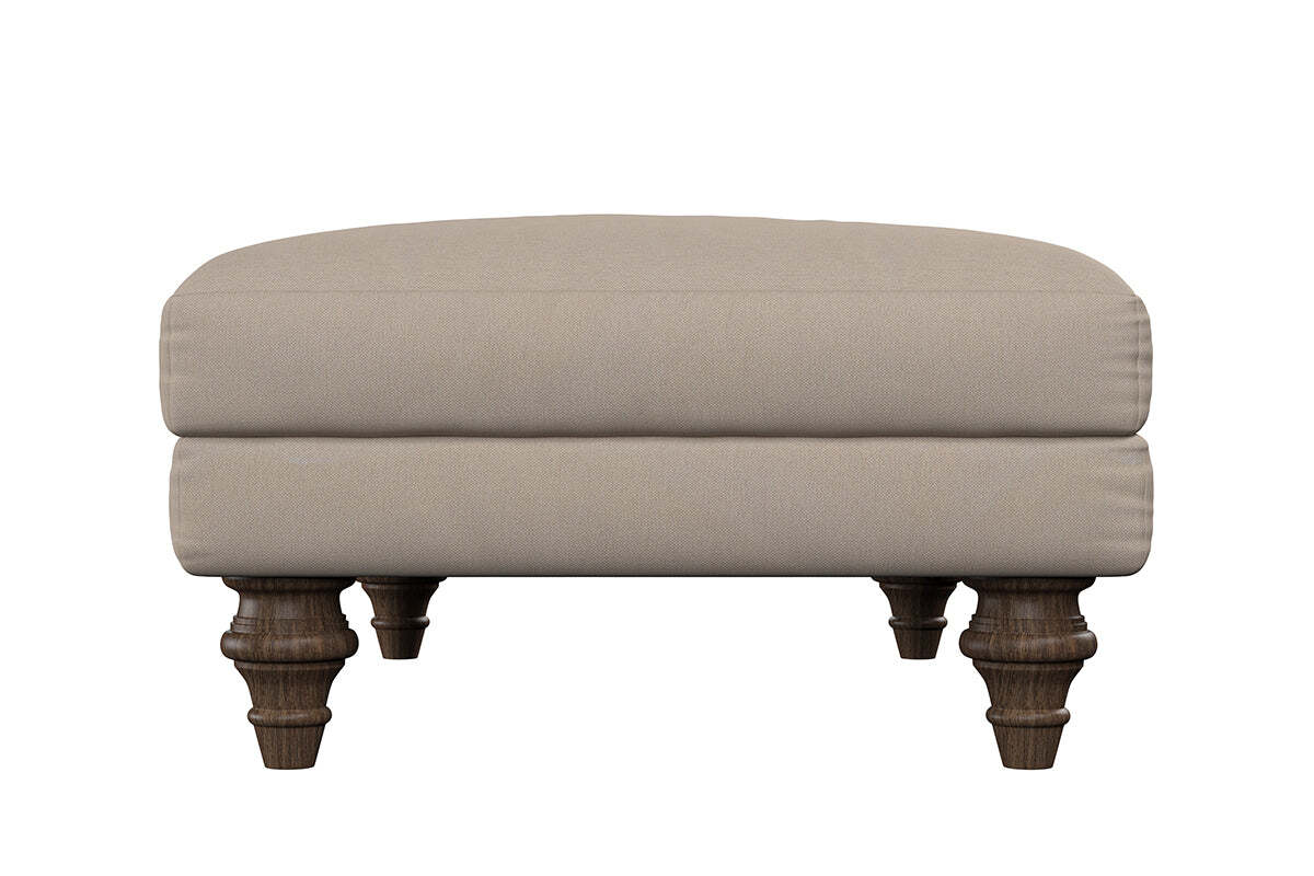 Deni Medium Footstool - Brera Linen Smoke - Image 5