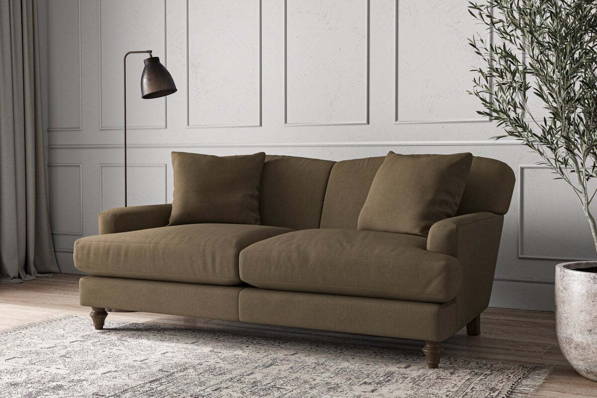 Deni Medium Sofa - Brera Linen Chestnut - Image 2