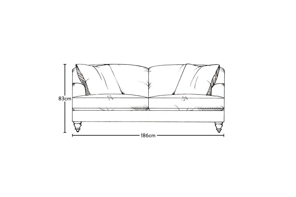 Deni Medium Sofa - Brera Linen Chestnut - Image 6