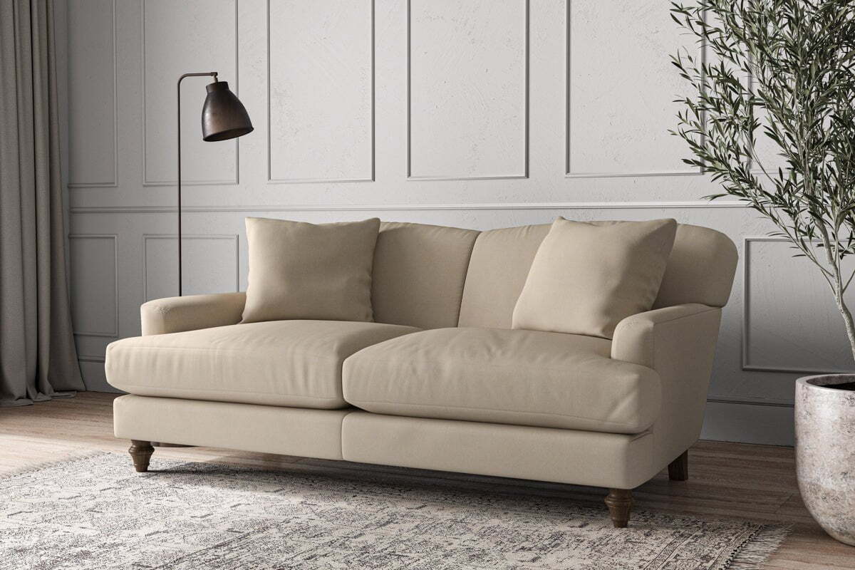 Deni Medium Sofa - Recycled Cotton Stone - Image 2