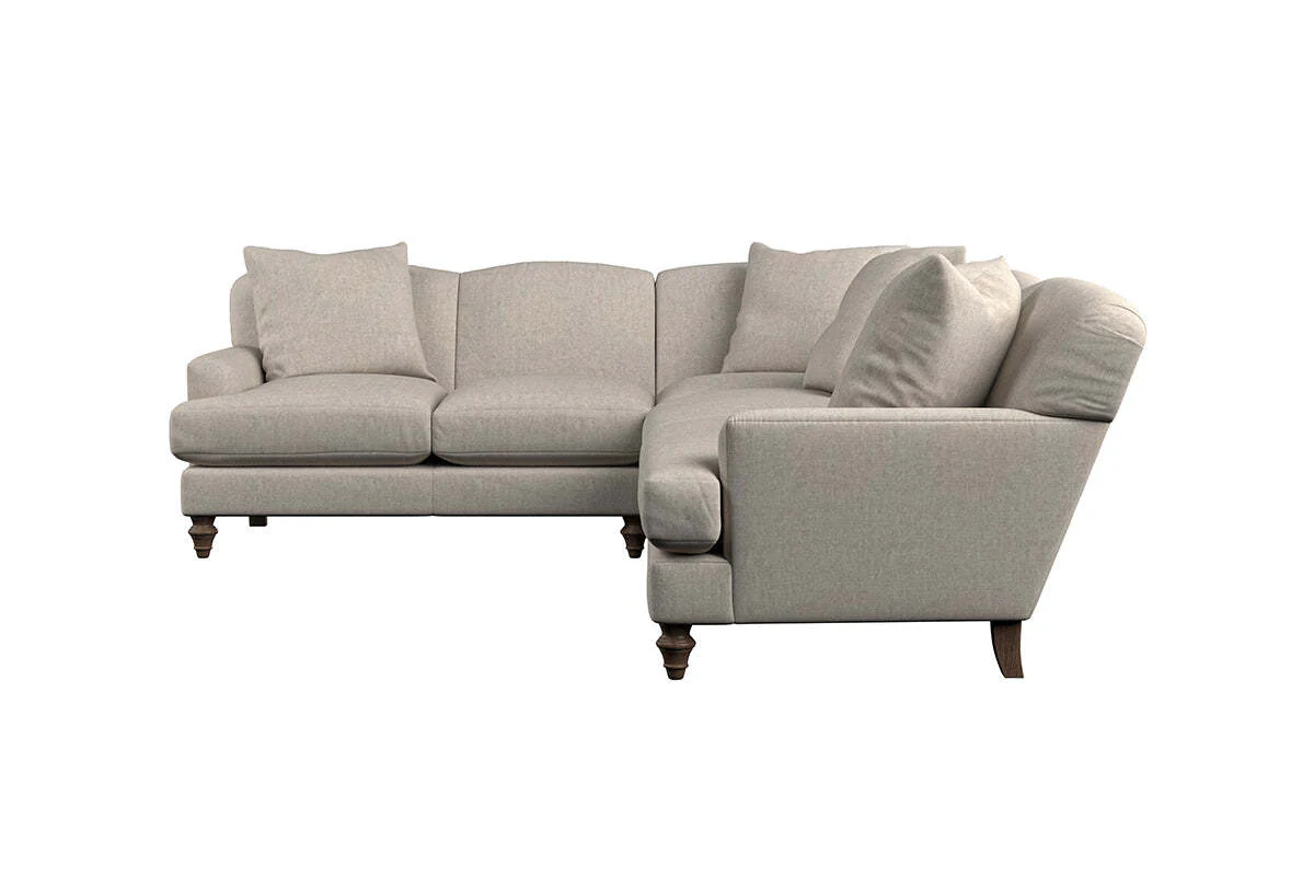 Deni Super Grand Left Hand Corner Sofa - Brera Linen Granite - Image 4