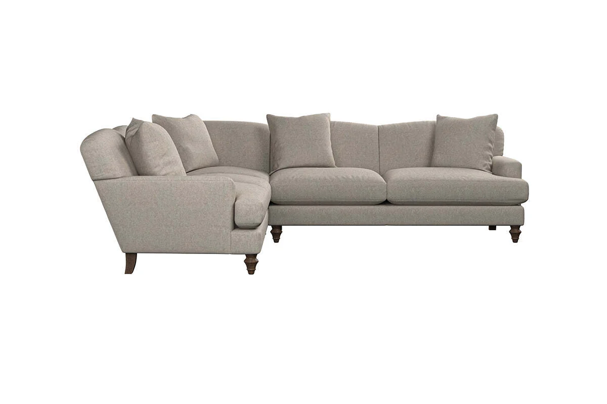 Deni Super Grand Left Hand Corner Sofa - Brera Linen Pebble - Image 3