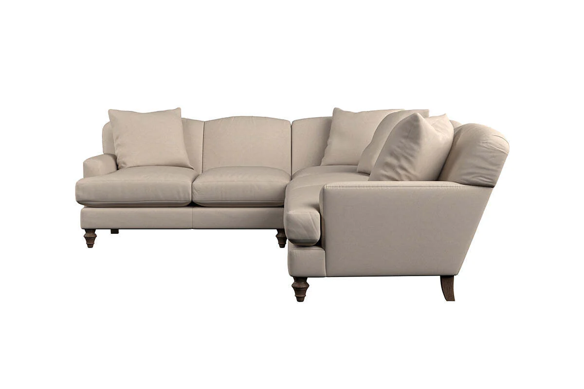 Deni Super Grand Left Hand Corner Sofa - Recycled Cotton Mocha - Image 4